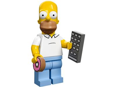 The Simpsons Lego 71005 The Simpson Series Homer Simpson Character Minifigures