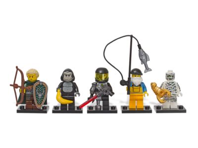 LEGO Collectable Minifigures: VIP Top 5 Pack (Elf, Gorilla, Space Villain, Fisherman, Mummy) Set 850458